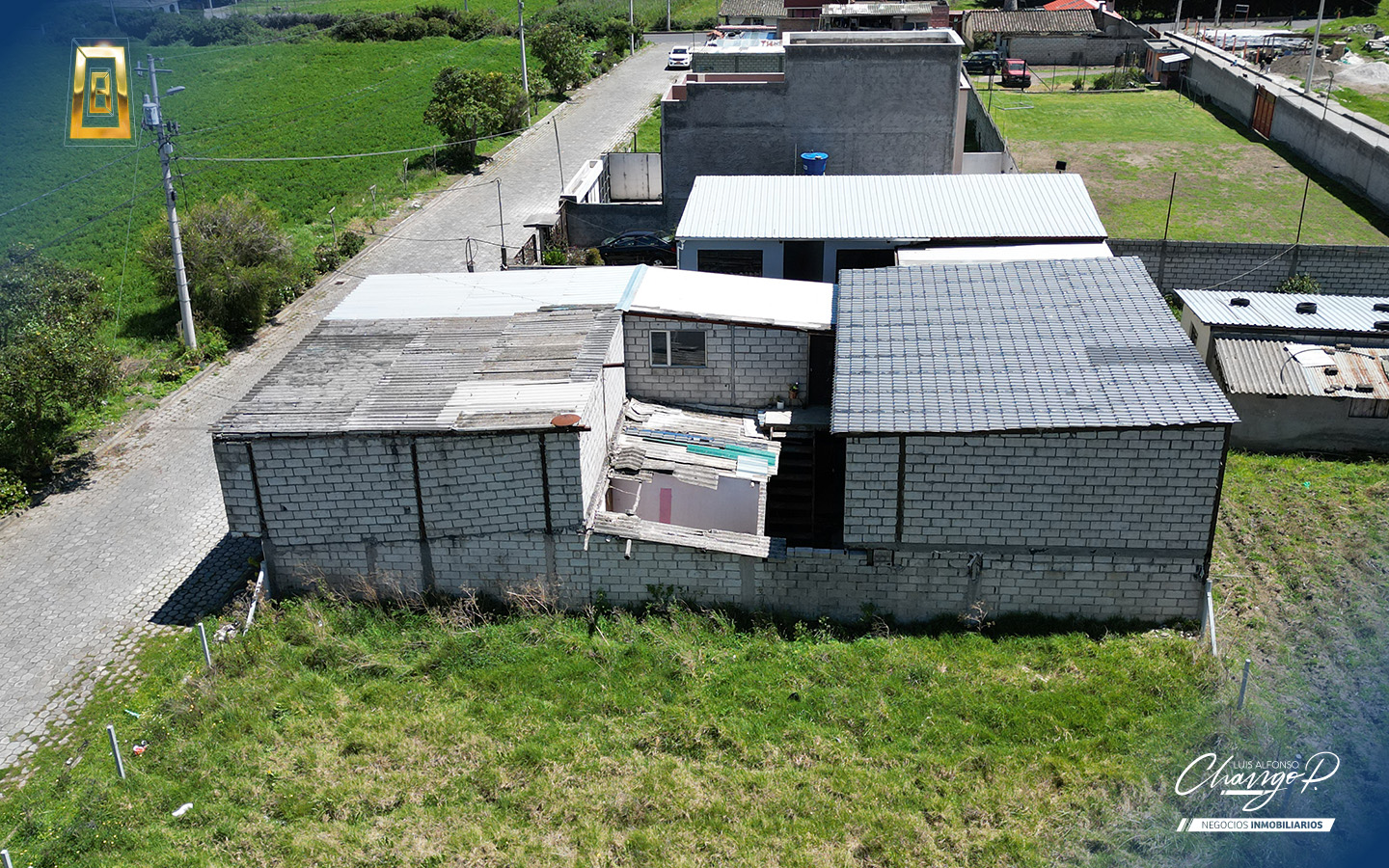 Casa con construcción ubicada en la ciudad de Machachi, Ecuador