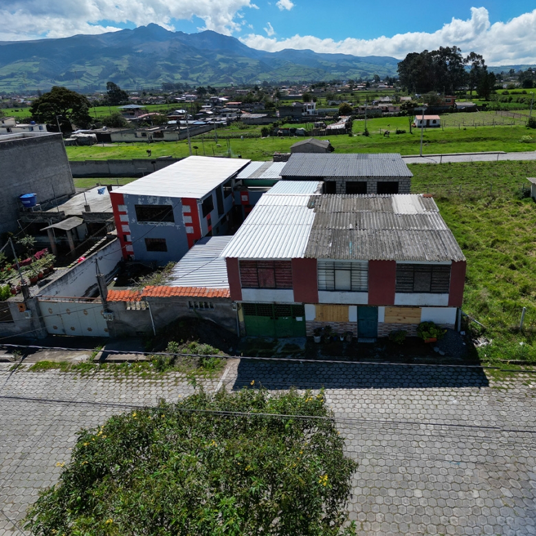 Casa con construcción ubicada en la ciudad de Machachi, Ecuador