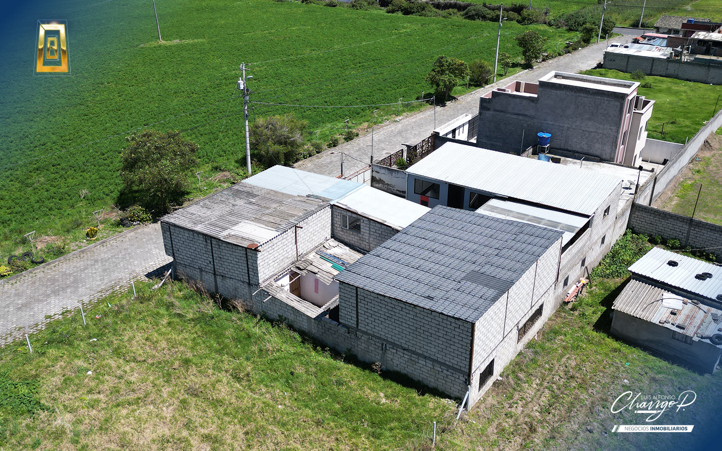 Casa con construcción ubicada en la ciudad de Machachi, Ecuador