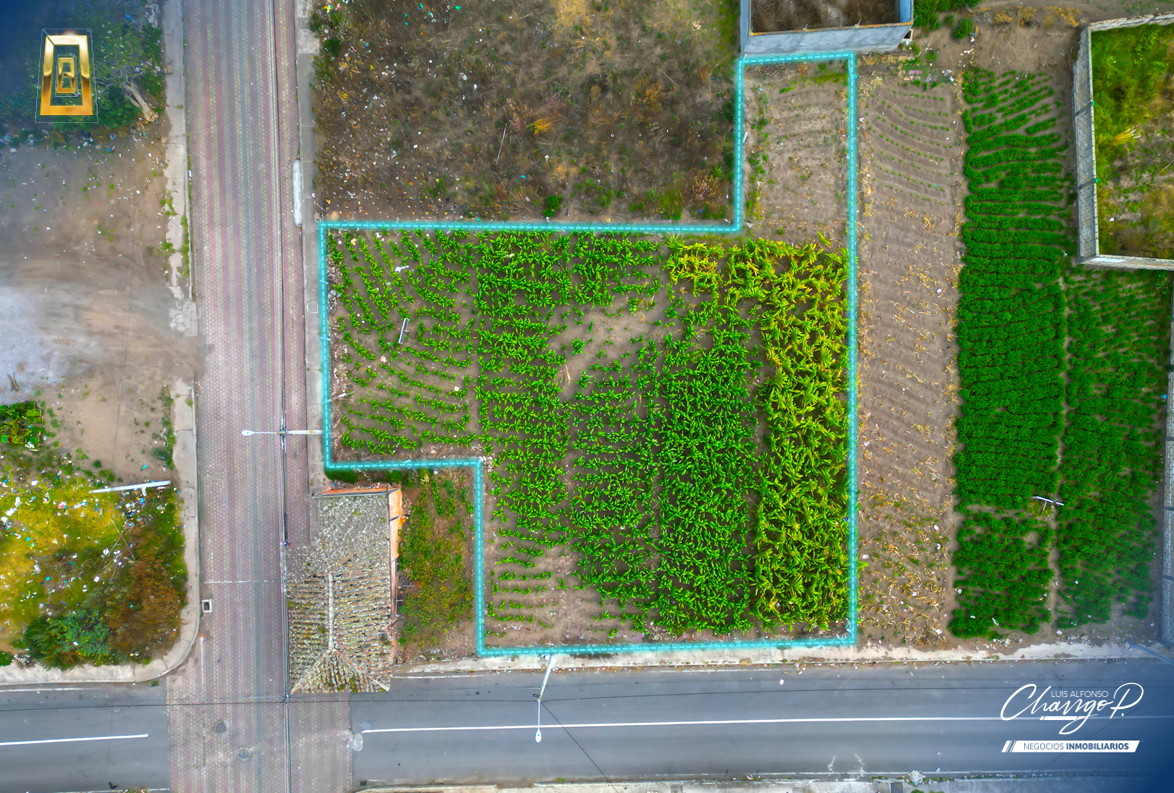 Terreno en Sector Comercial Mercado Mayorista de Pelileo